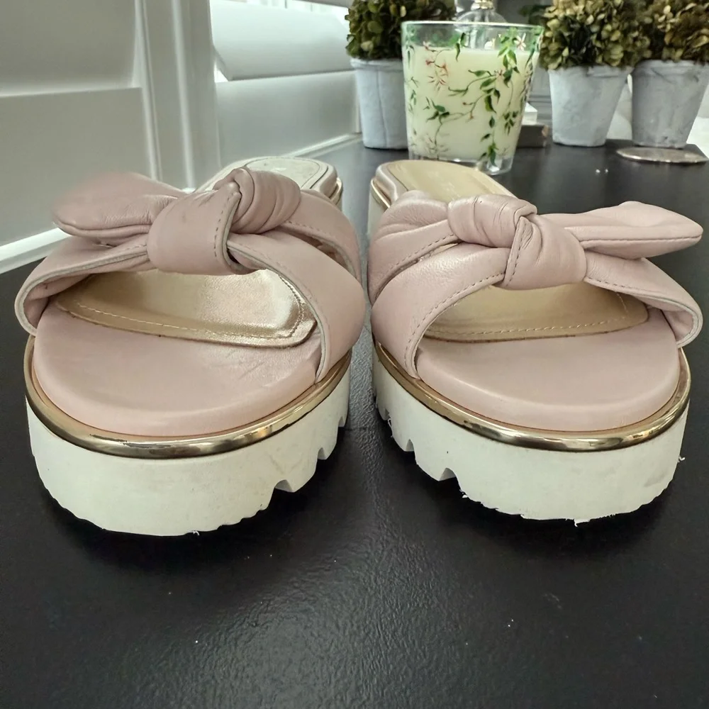Ron White NEW Size 42 Chrissie Slide Sandal in blush pink